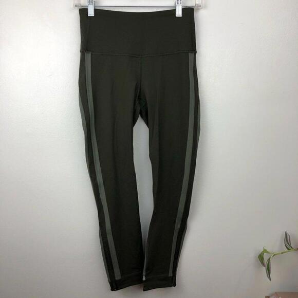 Lululemon Crop Leggings - Zip the Line - 6 - Picture 2 of 10